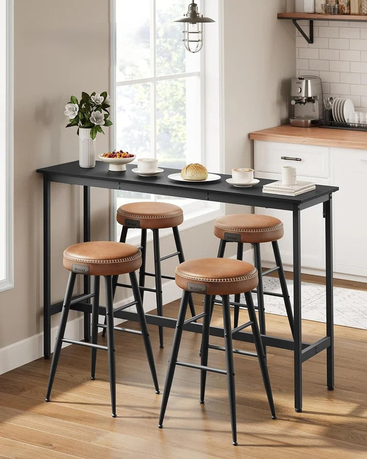 Industrial Bar Table with Steel Frame - Karrari
