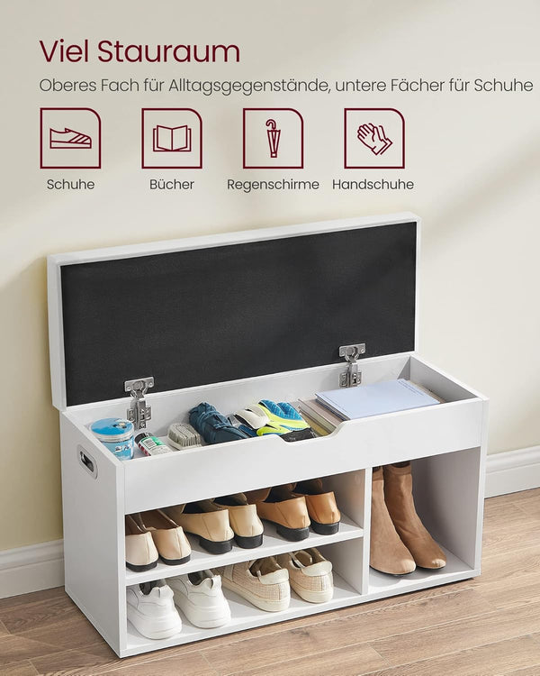 Padded Shoe Storage Bench