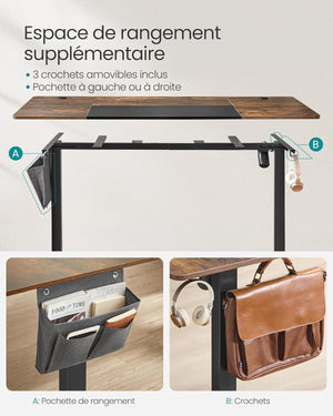 Electric Standing Desk – Adjustable Height with Memory Function