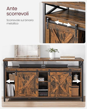 Farmhouse TV Stand Cabinet - Karrari