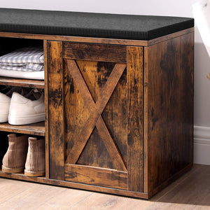 Shoe Storage Bench with Cushion - Karrari