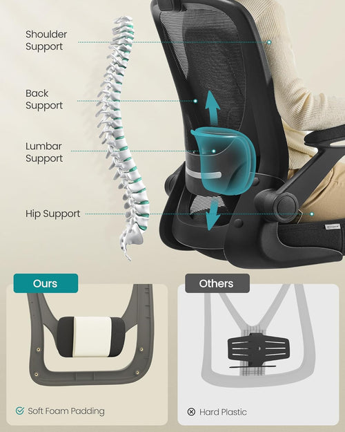 Ergonomic Mesh Office Chair with Lumbar Support