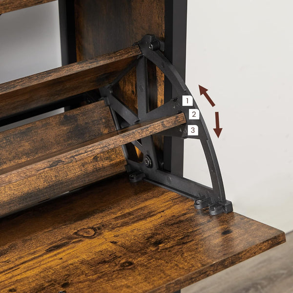Hallway Shoe Cabinet with 4 Doors (Narrow Storage) - Karrari
