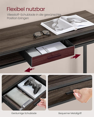 Bar Table with Power Strip & Drawer - Karrari