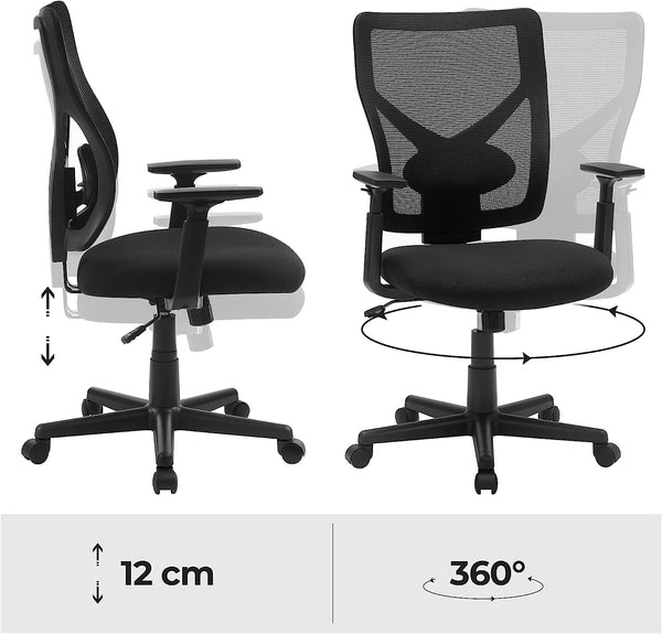 Office Chair – Ergonomic Mesh with Tilt & Adjustable - Karrari
