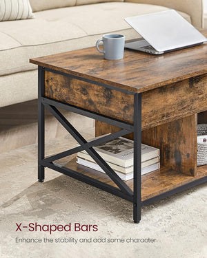 Lift-Top Coffee Table with Storage - Karrari