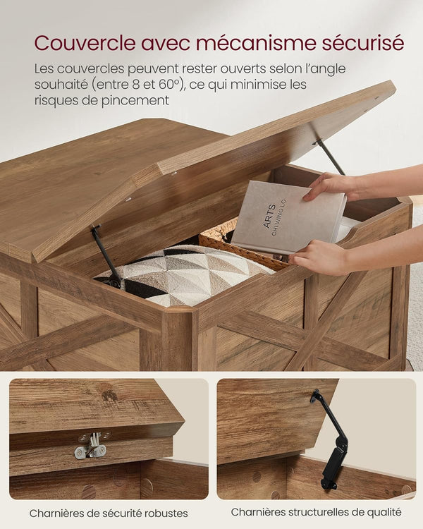 Square Coffee Table with Lids - Karrari