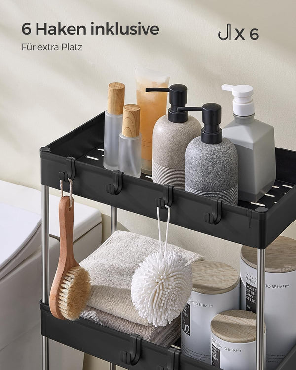 4-Tier Rolling Kitchen Trolley - Karrari