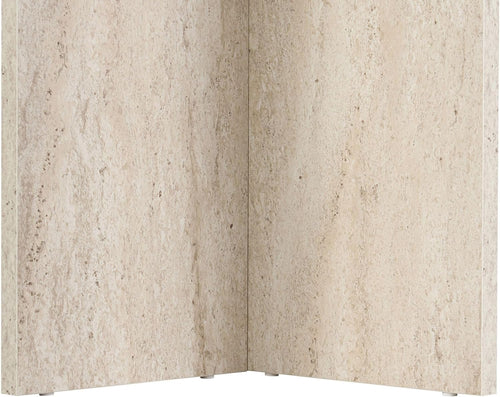 Elegant Dining Table - Travertine Color