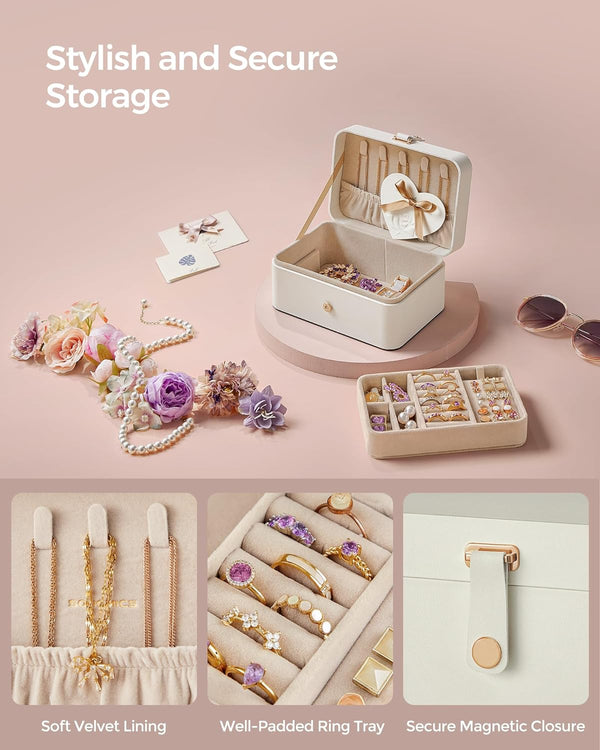 2-Layer Travel Jewellery Box – Portable & Spacious - Karrari