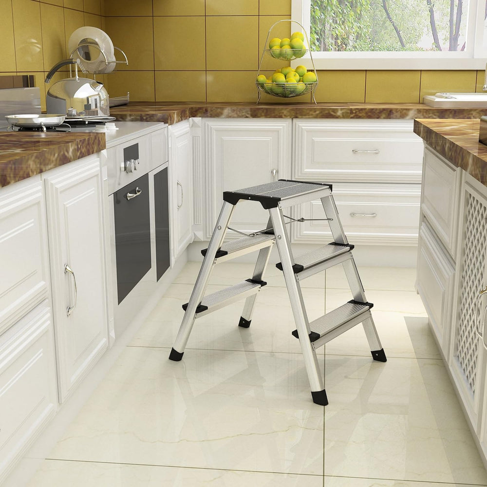 3-Level Multi-Purpose Aluminium Ladder (150kg Capacity) - Karrari