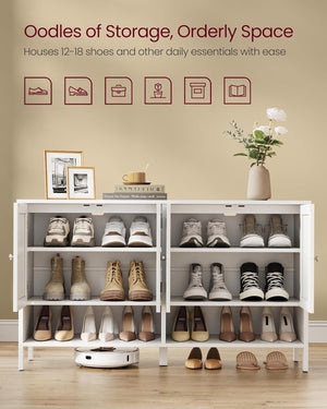 Shoe Cabinet with Adjustable Shelves - Karrari