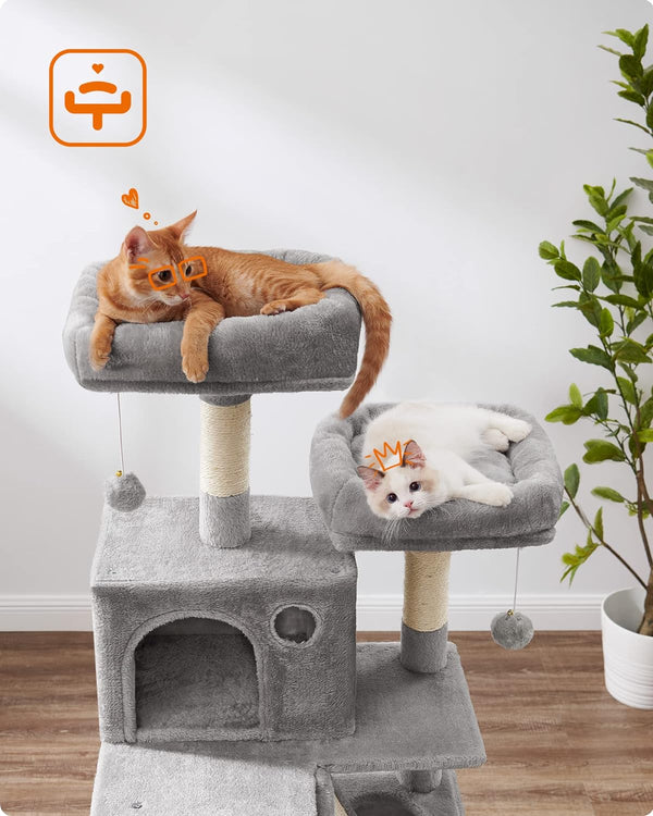 Large Cat Tower - Scratching Posts, Caves & Hammock - Karrari