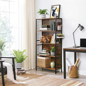 5-Tier Bookcase with Hooks - Karrari
