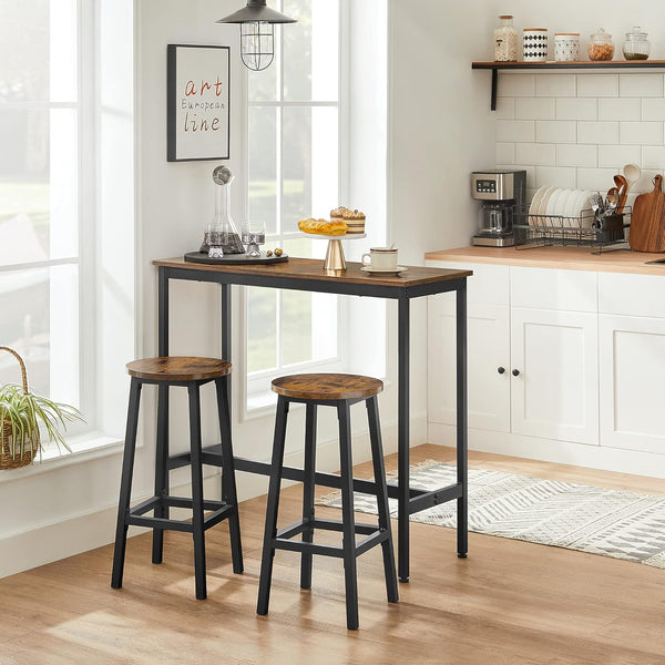 Industrial Bar Table & Stool Set