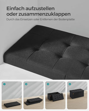 Foldable Storage Ottoman Bench - Karrari