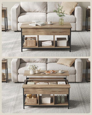 Lift-Top Coffee Table with Storage - Karrari