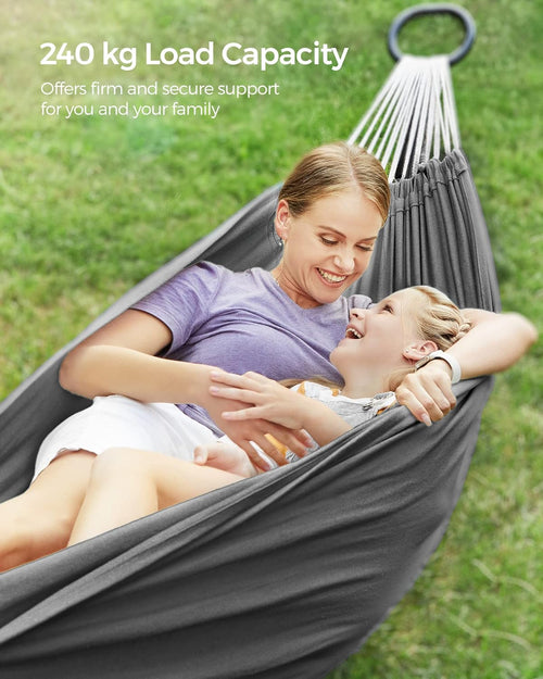 Freestanding Hammock with Adjustable Metal Frame