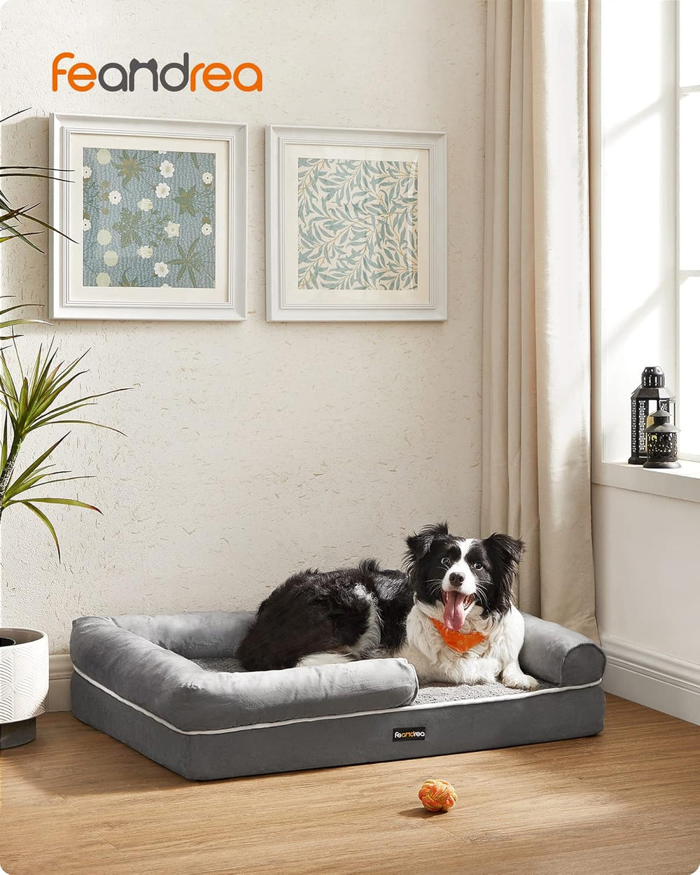 Orthopedic Dog Sofa Bed with Washable Cover - Karrari