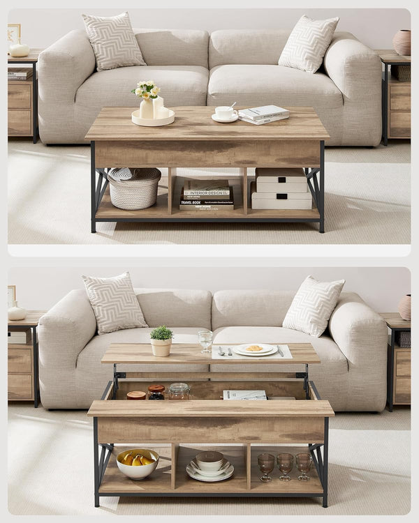 Lift-Top Storage Coffee Table - Karrari