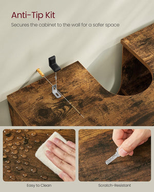 Under Sink Cabinet – Storage with Adjustable Shelf - Karrari