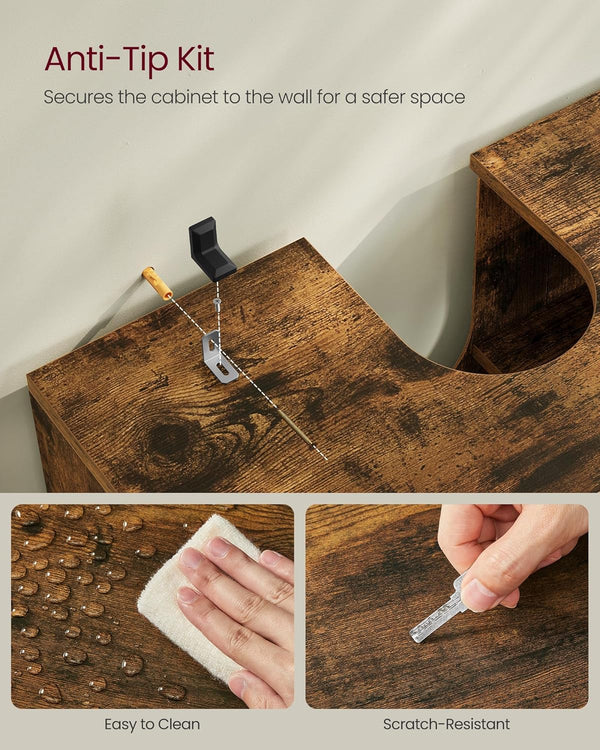 Under Sink Cabinet – Storage with Adjustable Shelf - Karrari
