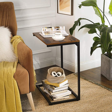 Side Table, Small Sofa Table, End Table, Laptop Table