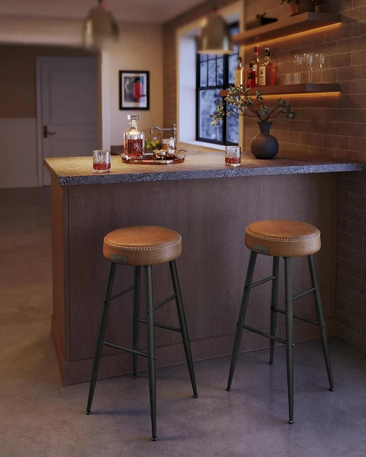 Set of 2 Kitchen Bar Stools