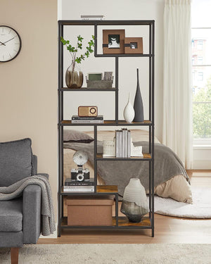 6-Tier Geometric Bookcase - Karrari