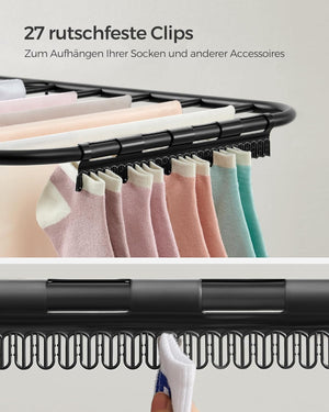 Folding Clothes Drying Rack – Multifunctional Airer - Karrari