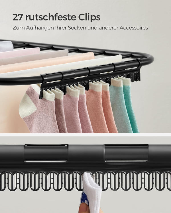 Folding Clothes Drying Rack – Multifunctional Airer - Karrari