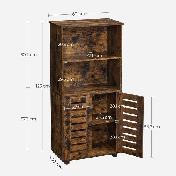 Floor Standing Storage Cabinet with Doors - Karrari