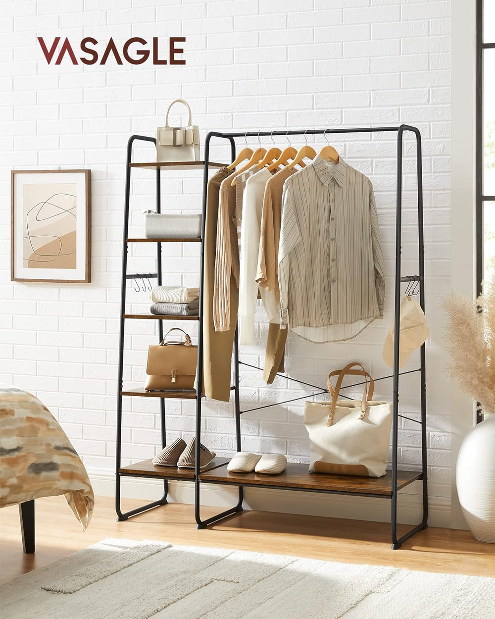 5-Tier Clothes Storage Rack - Bedroom & Living Room - Karrari