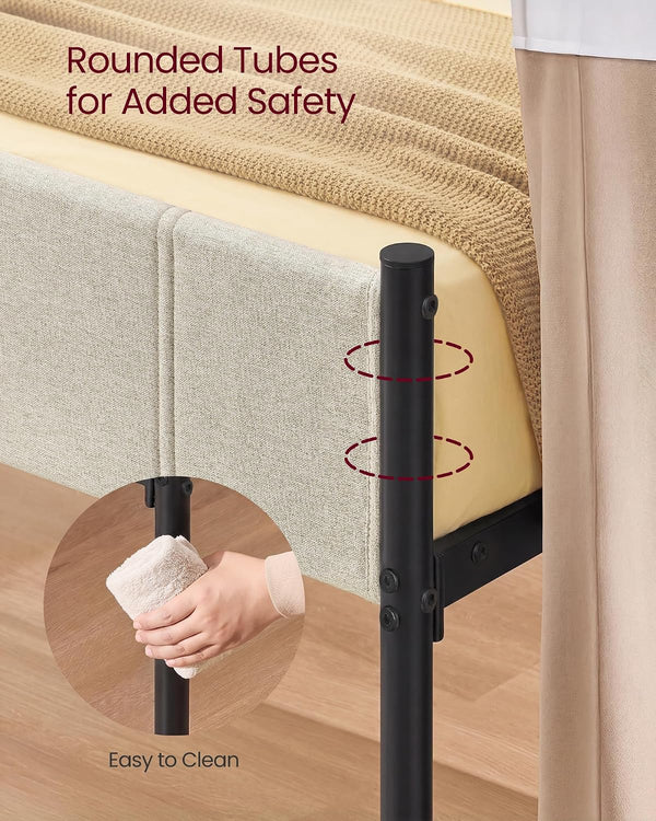 Single Metal Bed Frame (90x190cm)