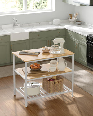 3-Tier Industrial Kitchen Island - Karrari