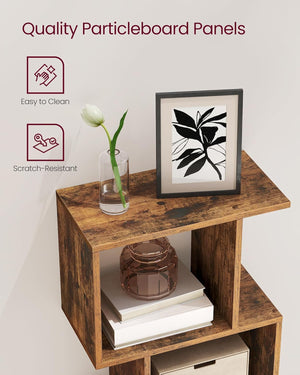 6-Tier Storage Shelf – Bookcase & Room Divider
