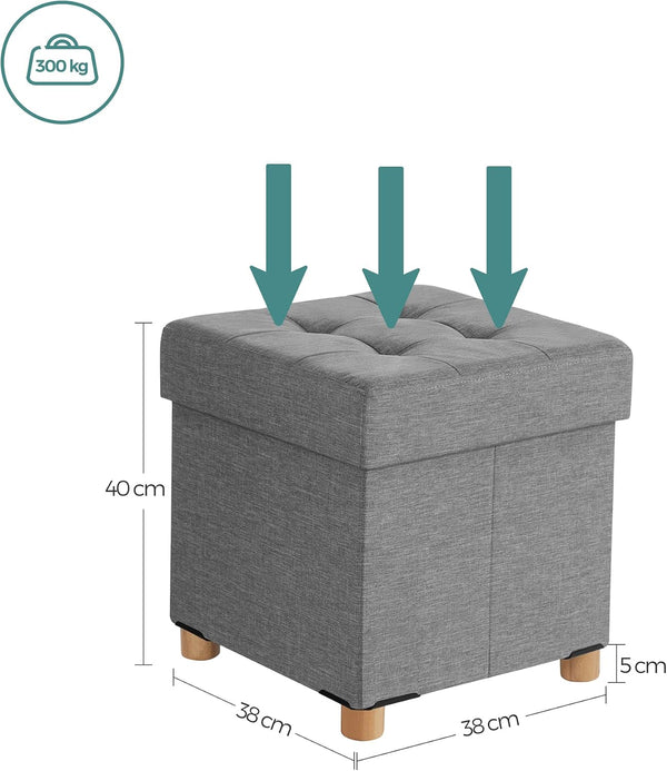 Folding Bean Bag Storage Stool - Karrari