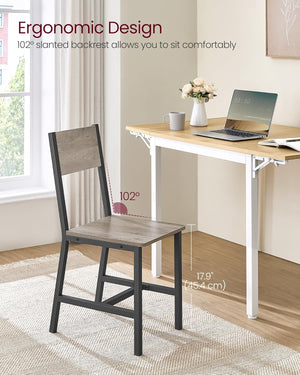Industrial Dining Chairs (set of 2) - Karrari