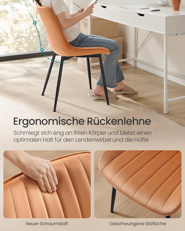 Ergonomic Dining Chairs (Set of 2) - Karrari