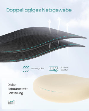 Ergonomic Office Chair With Adjustable Lumbar and Headrest - Ink Black - Karrari