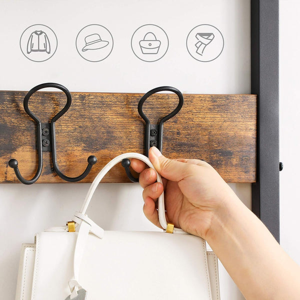 Coat Rack with Bench & Shoe Storage - Karrari