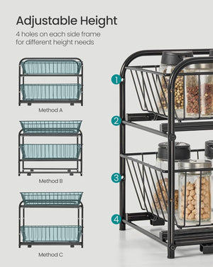 2-Tier Under Sink Storage Organiser - Karrari