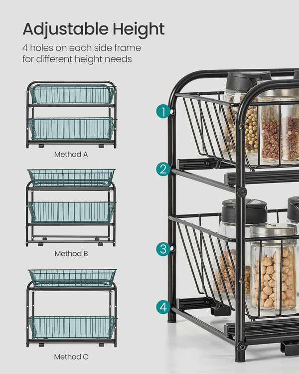 2-Tier Under Sink Storage Organiser - Karrari