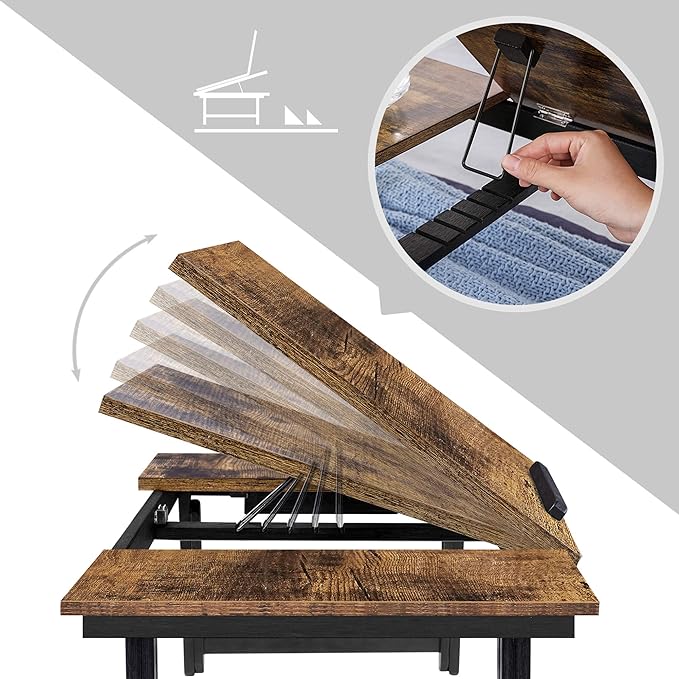 Adjustable Laptop Desk with Drawer - Karrari