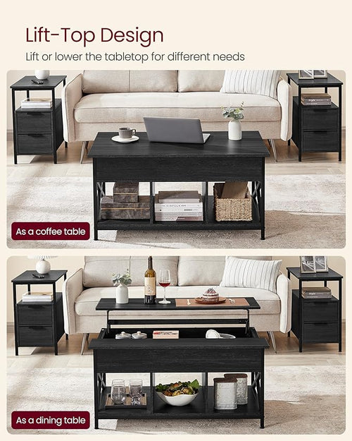 Lift-Top Coffee Table with Storage - Karrari