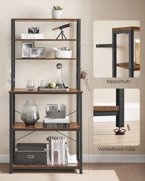 6-Tier Kitchen Storage Rack Shelf