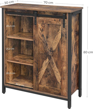 Modern Sideboard – Sliding Door & Adjustable Shelves - Karrari