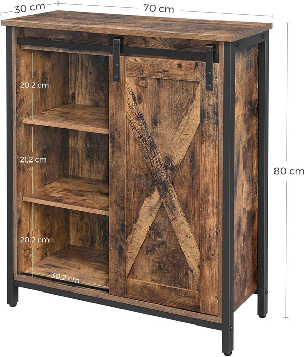 Modern Sideboard – Sliding Door & Adjustable Shelves - Karrari