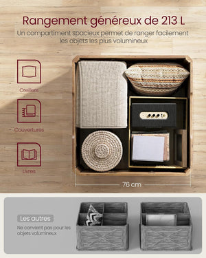 Square Coffee Table with Lids - Karrari