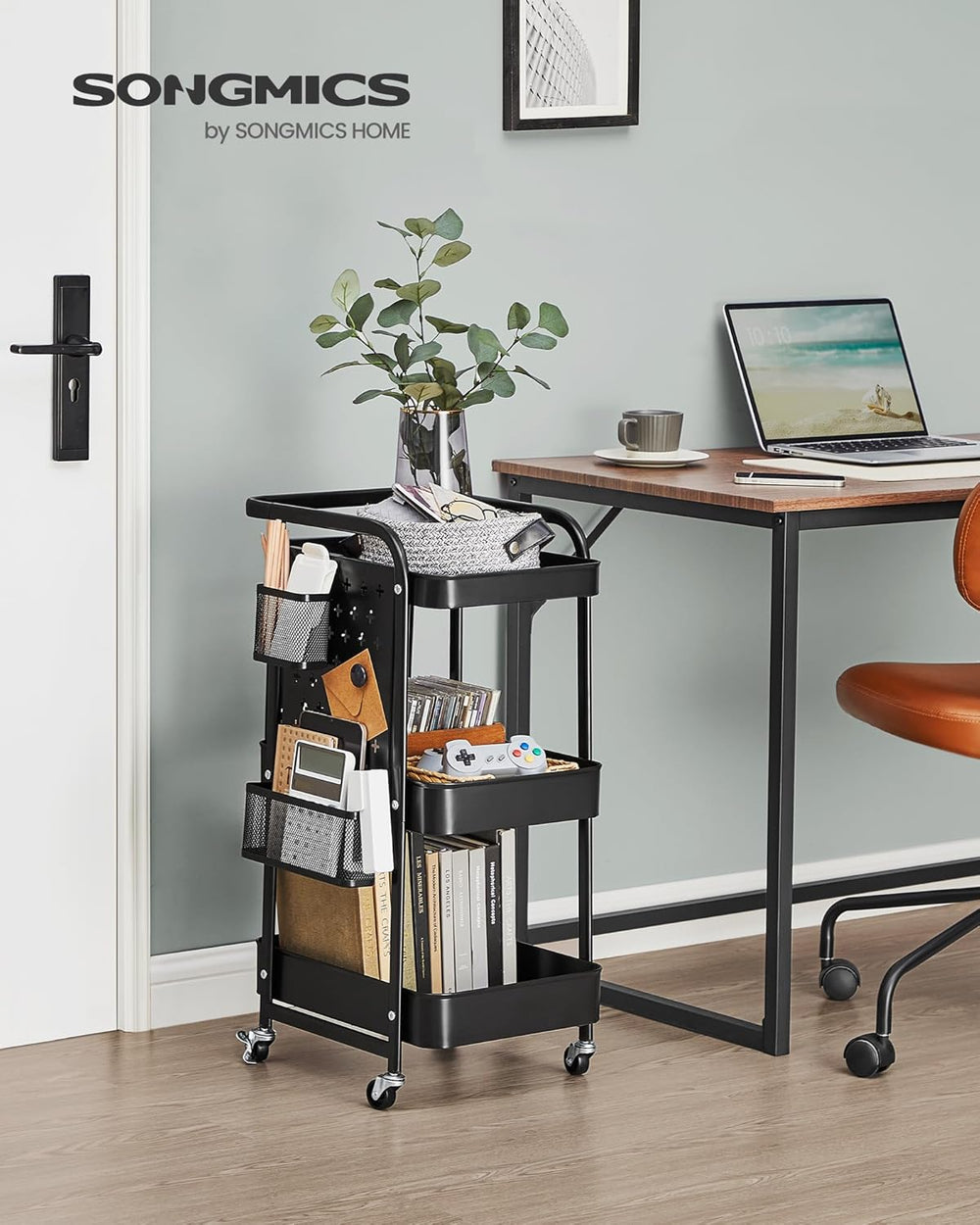 3-Tier Metal Kitchen Trolley - Karrari